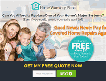 Tablet Screenshot of home-warranty-plans.com